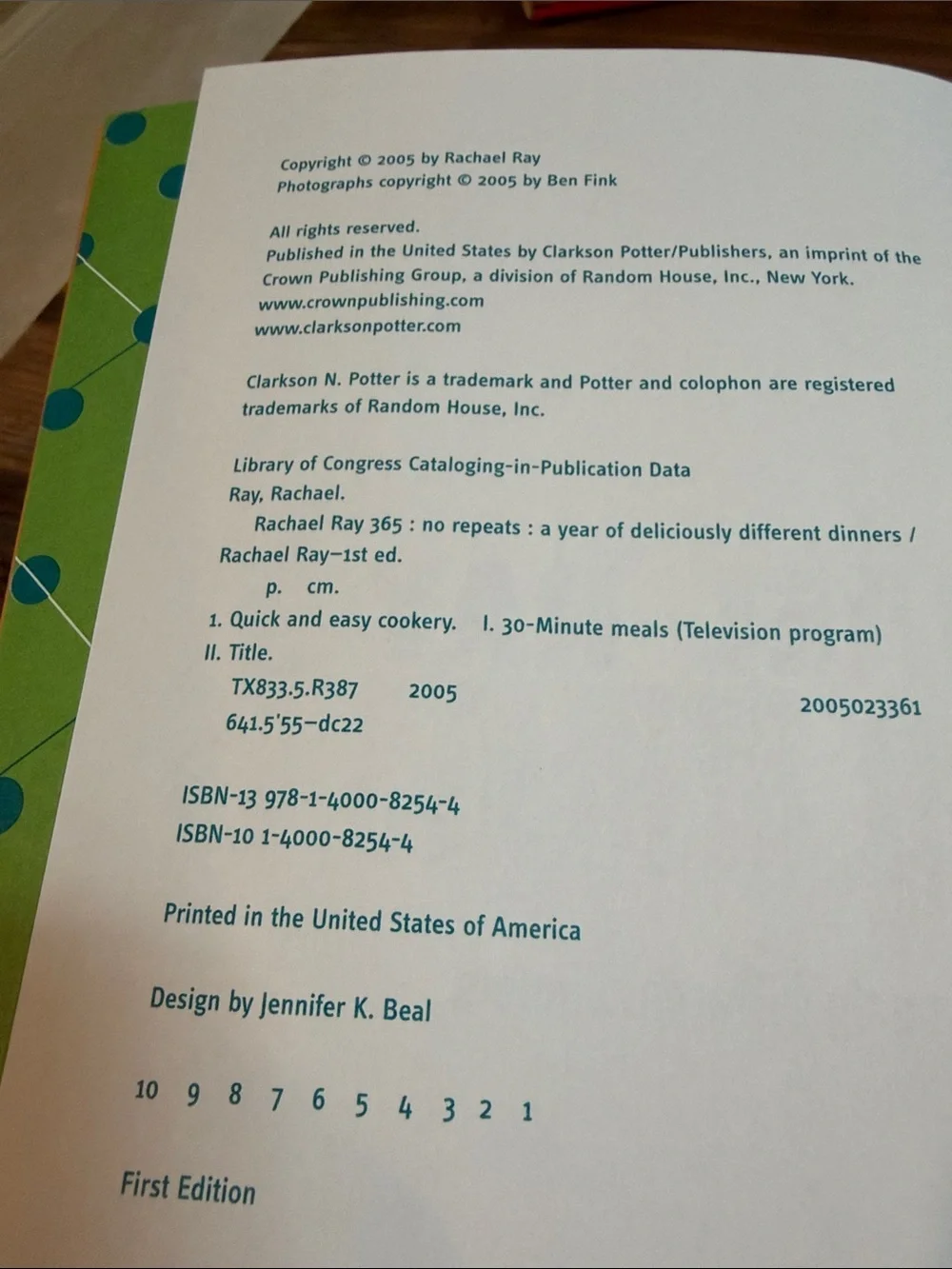 Rachel Ray Food Network 365:No Repeats softcover -A 30-minute meal cookbook - Picture 4 of 5